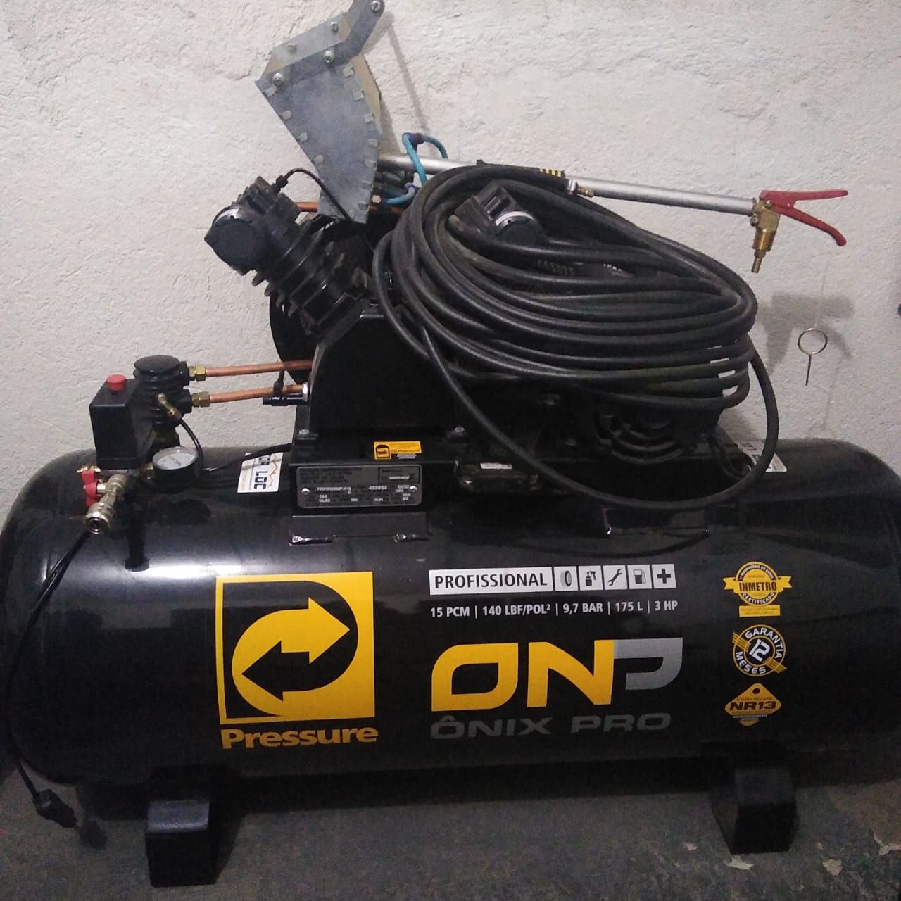 Compressor de Pintura Ar Comprimido 110lts /170lts 15Pés - Image 3
