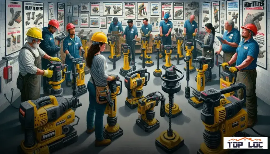 locação de marteletes para obras