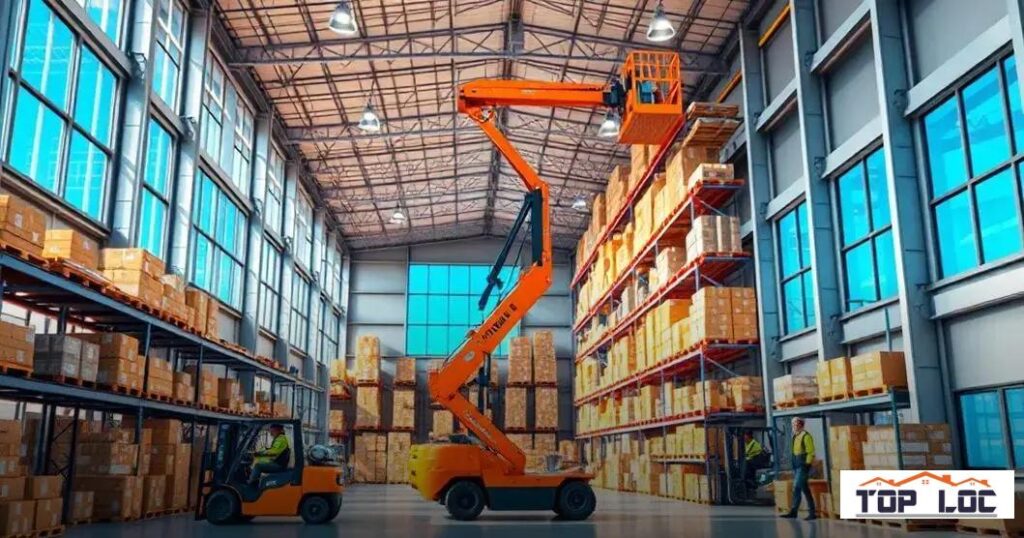 Descubra a plataforma elevatória articulada para melhorar sua logística