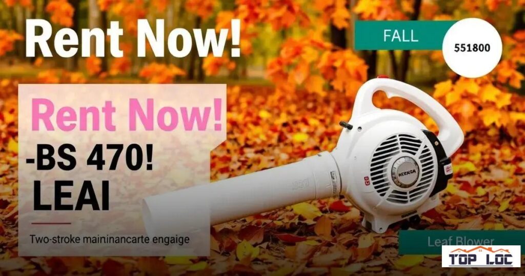 Aluguel Soprador de Folhas BS 470 Branco 2 Tempos: Descubra o Segredo!