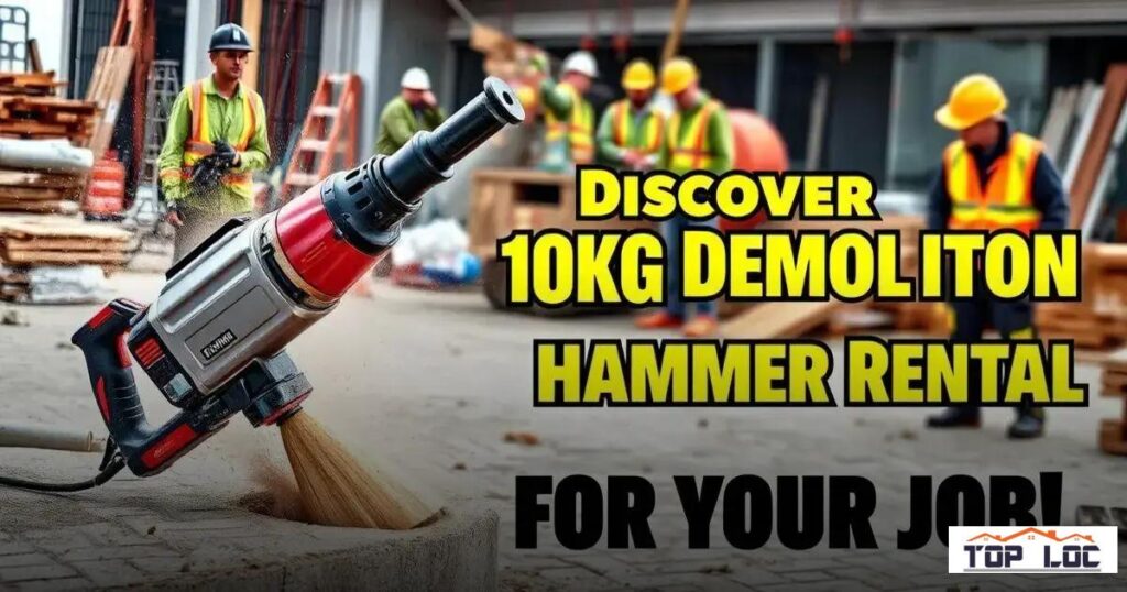 Descubra o Aluguel de Martelete Demolidor 10kg para seu trabalho!