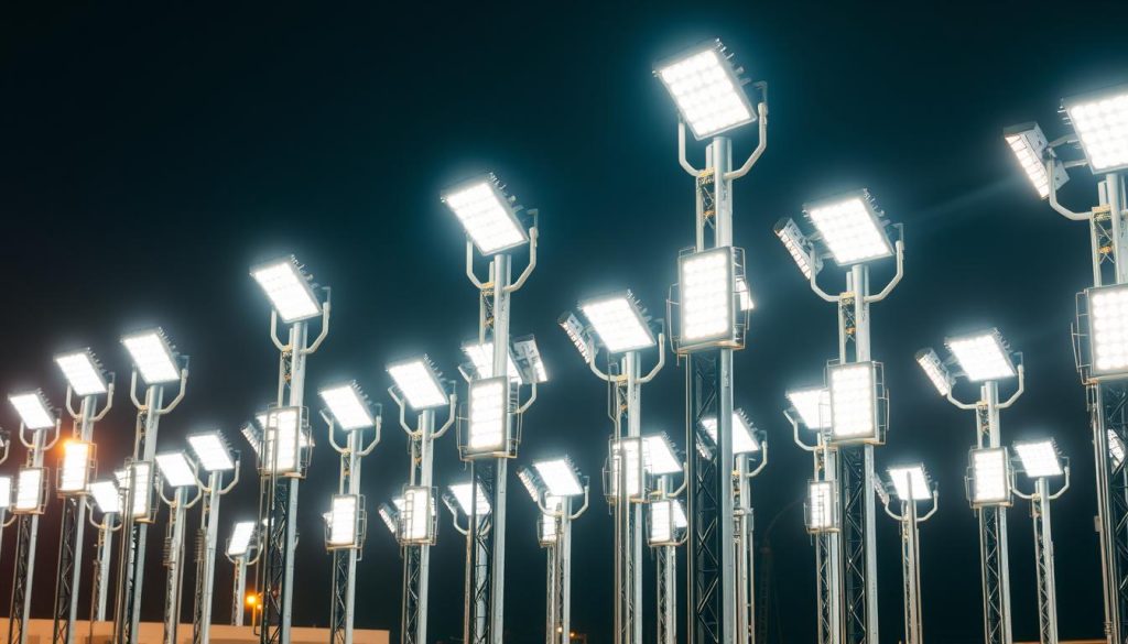 Aluguel de torres de iluminação