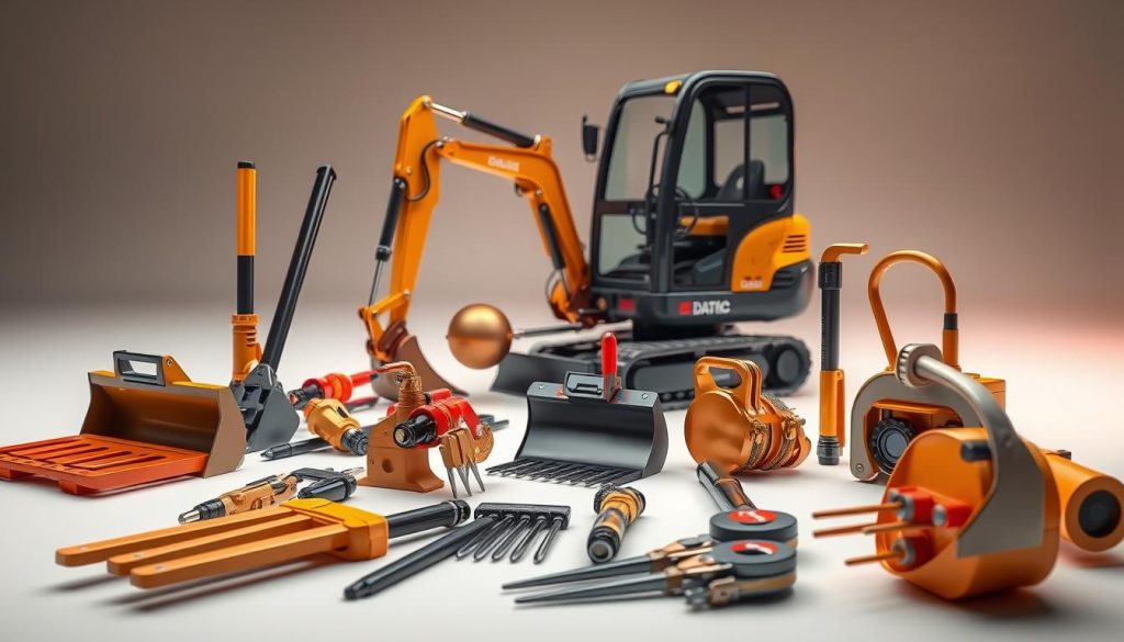 equipamentos para mini escavadeiras em Oliveira-MG