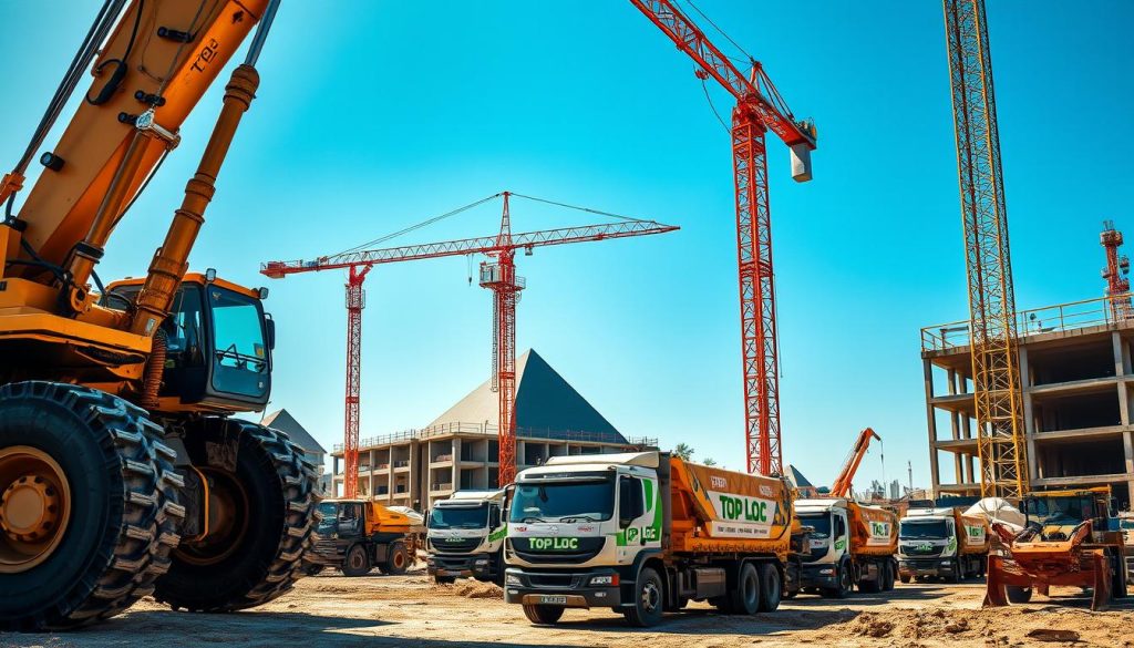 locação de máquinas e equipamentos pesados entrega rápida