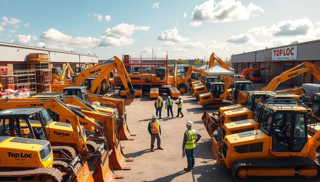 aluguel de equipamentos de construção