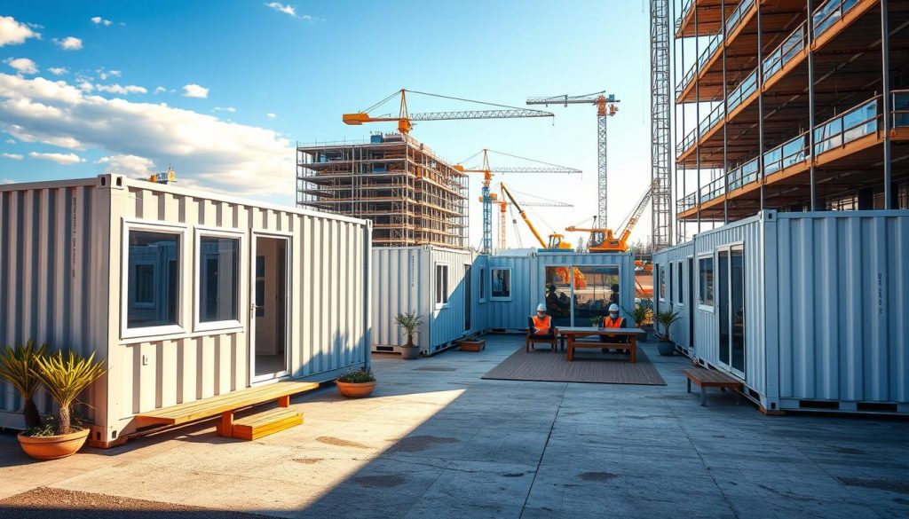 aplicações container habitável canteiro obras em Oliveira-MG